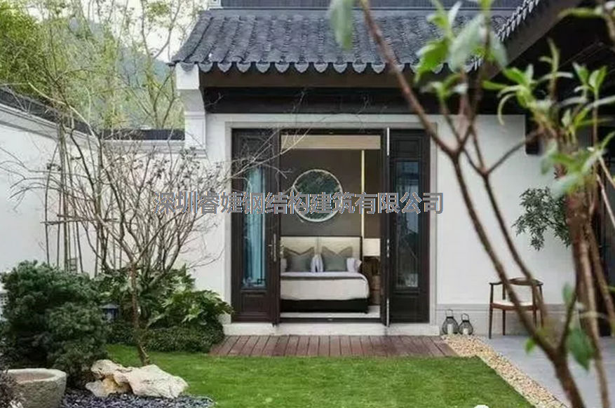 新中式庭院的設(shè)計(jì)太棒了，這就是中國(guó)幾千年文化的力量，越來(lái)越受(圖1)