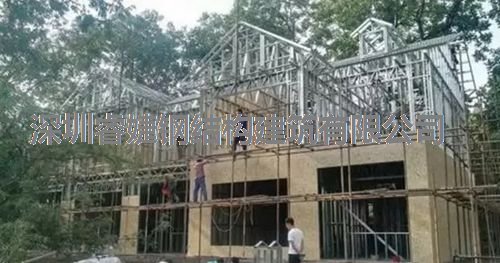 農(nóng)村三兄弟共建聯(lián)排輕鋼別墅，占地500平，每戶主體才30萬(圖3)