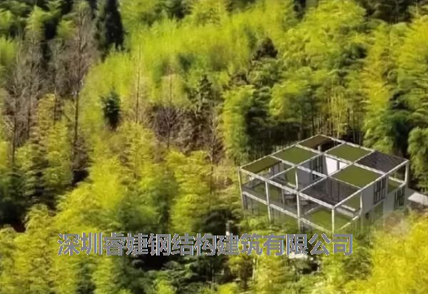 輕鋼別墅走向美觀節(jié)能的裝配式環(huán)保建筑，將是流行趨勢。(圖3)